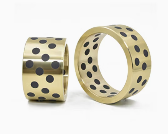 Bạc Lót Đồng Tự Bôi Trơn: Vòng Bi Chịu Lực Có Than Chì, Không Cần Dầu