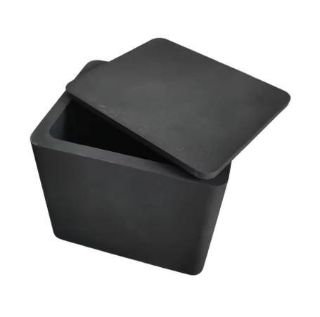 NỒI NẤU GRAPHITE ÉP ĐẲNG TĨNH: CHÉN NUNG CÓ NẮP, ĐỘ TINH KHIẾT CAO CHO LUYỆN KIM CHÍNH XÁC